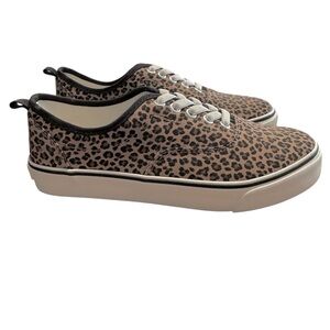 Old Navy leopard print sneakers shoes girls 3 NWOT